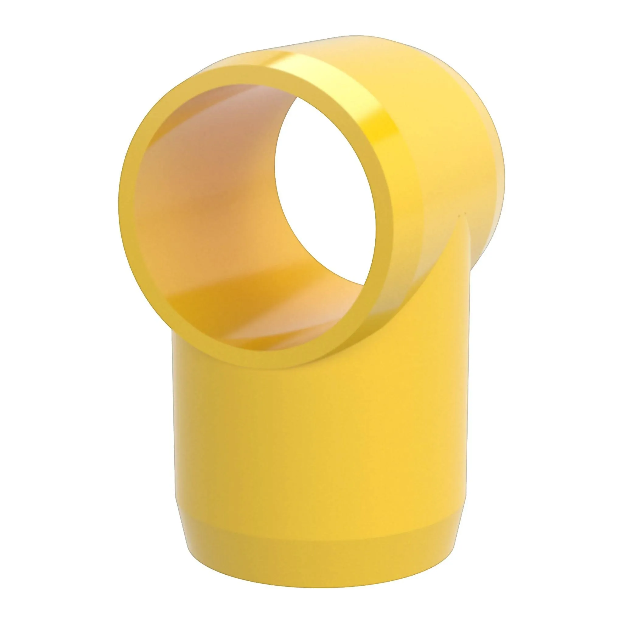 1-1/2 in. Slip Sling PVC Tee, Furniture Grade - Yellow