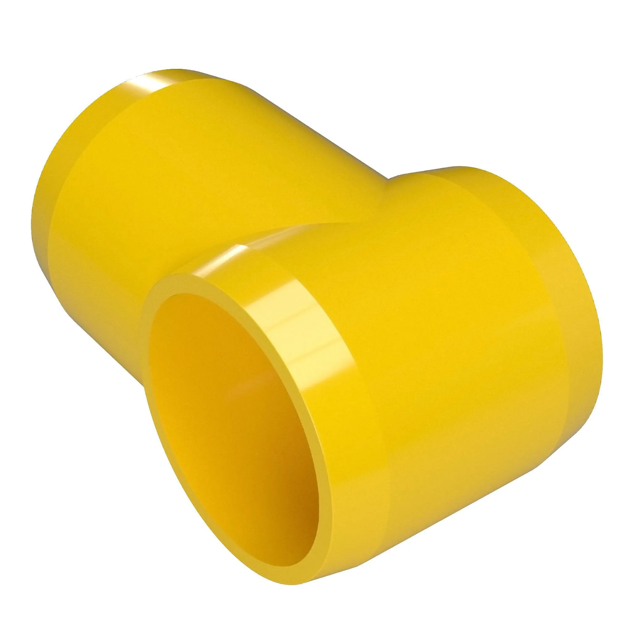 1-1/2 in. Slip Sling PVC Tee, Furniture Grade - Yellow