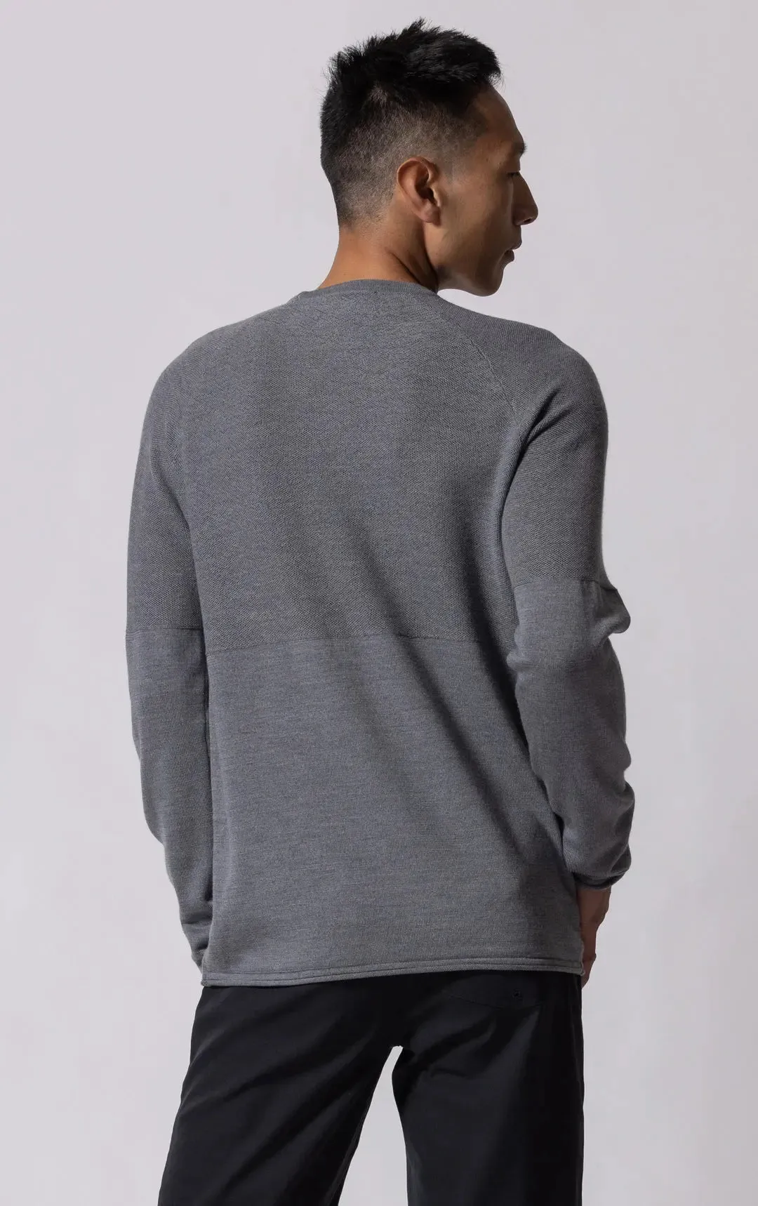 14 GAUGE MERINO LONG SLEEVE CREW