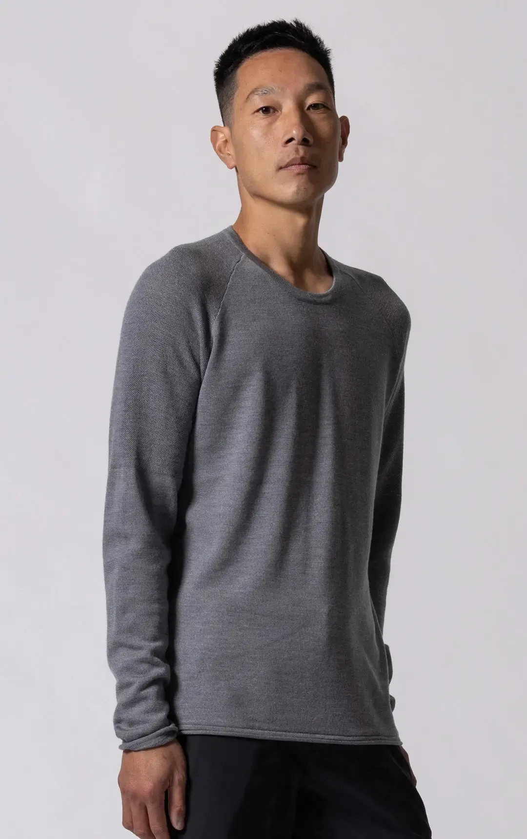 14 GAUGE MERINO LONG SLEEVE CREW