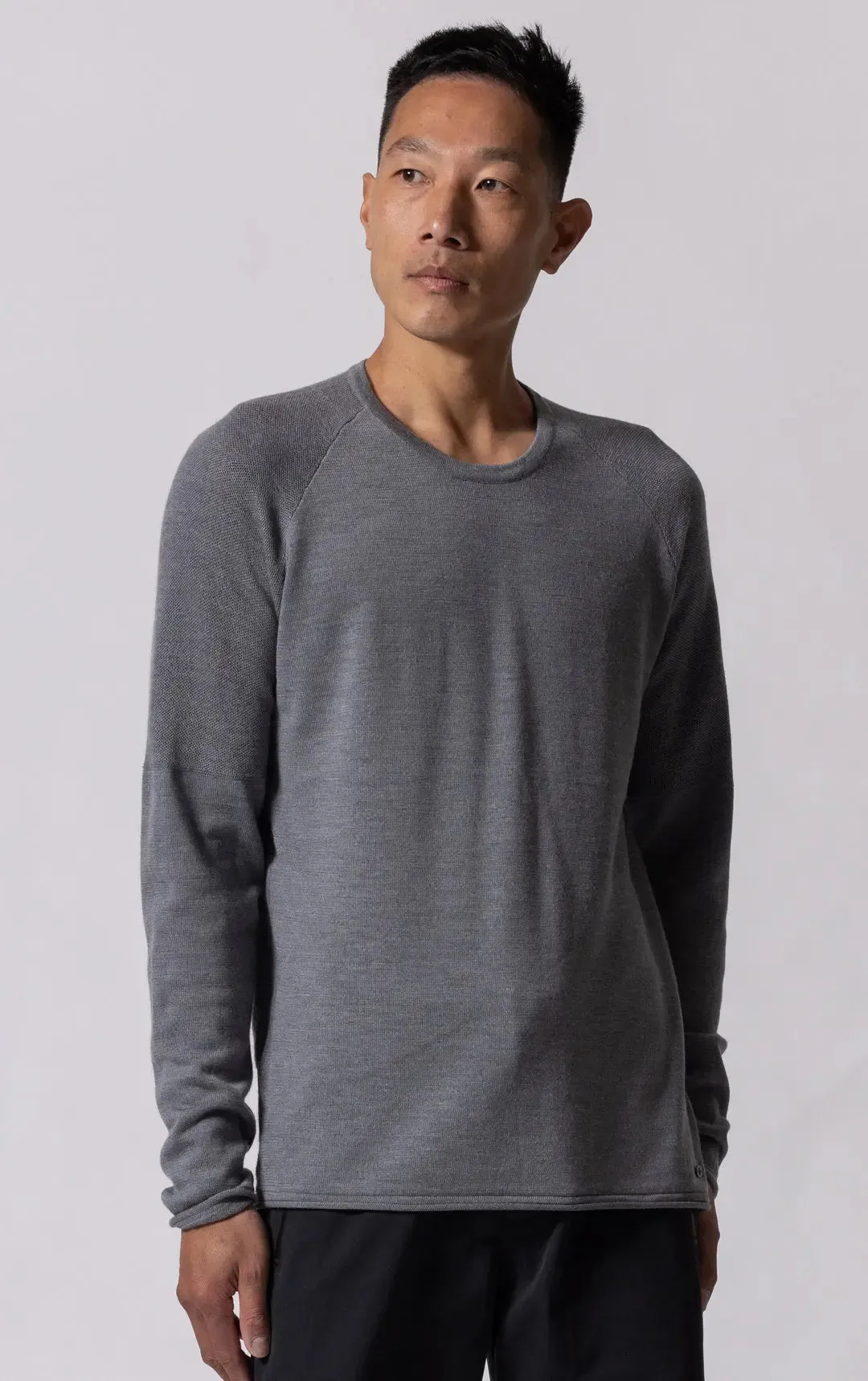 14 GAUGE MERINO LONG SLEEVE CREW