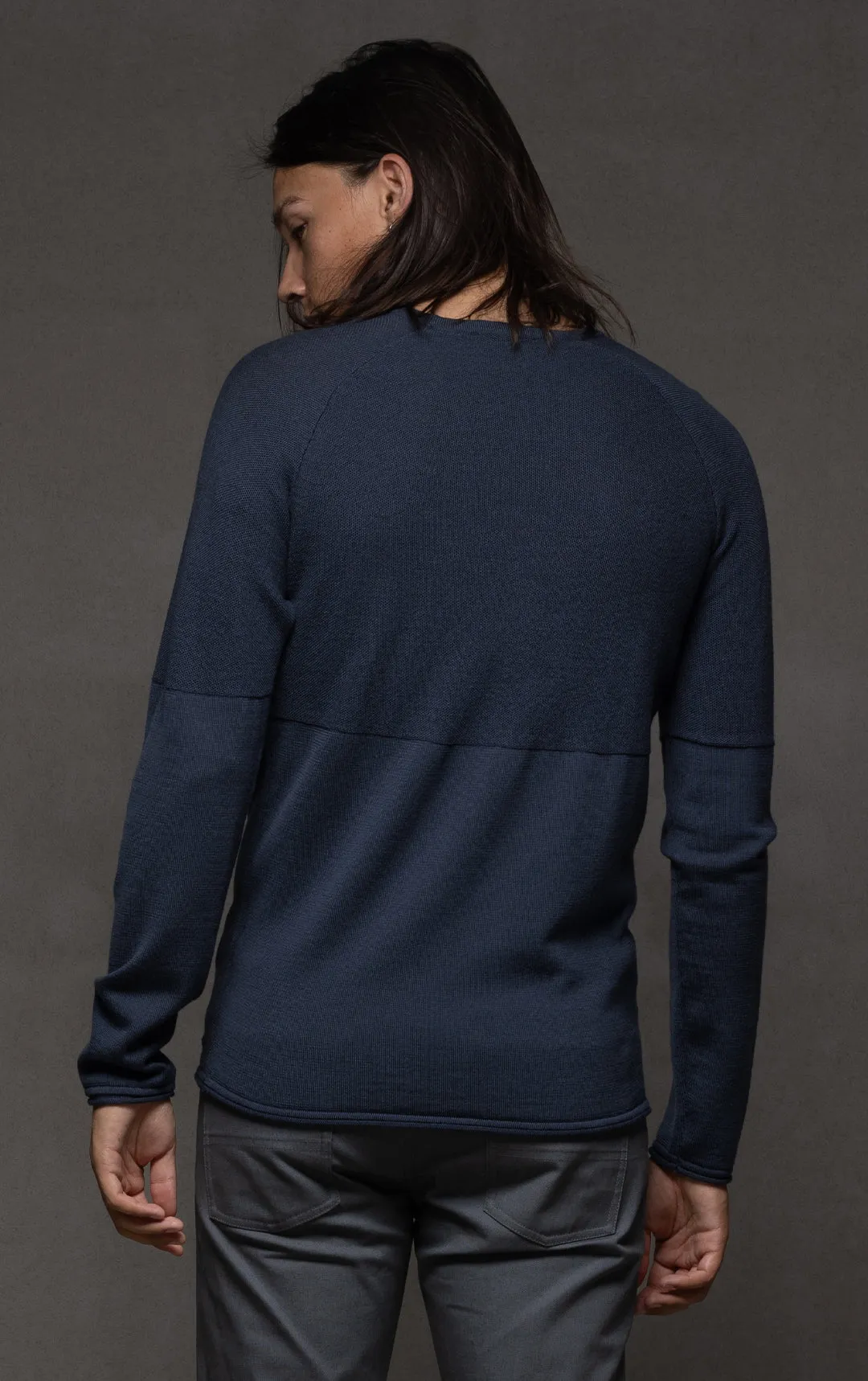 14 GAUGE MERINO LONG SLEEVE CREW