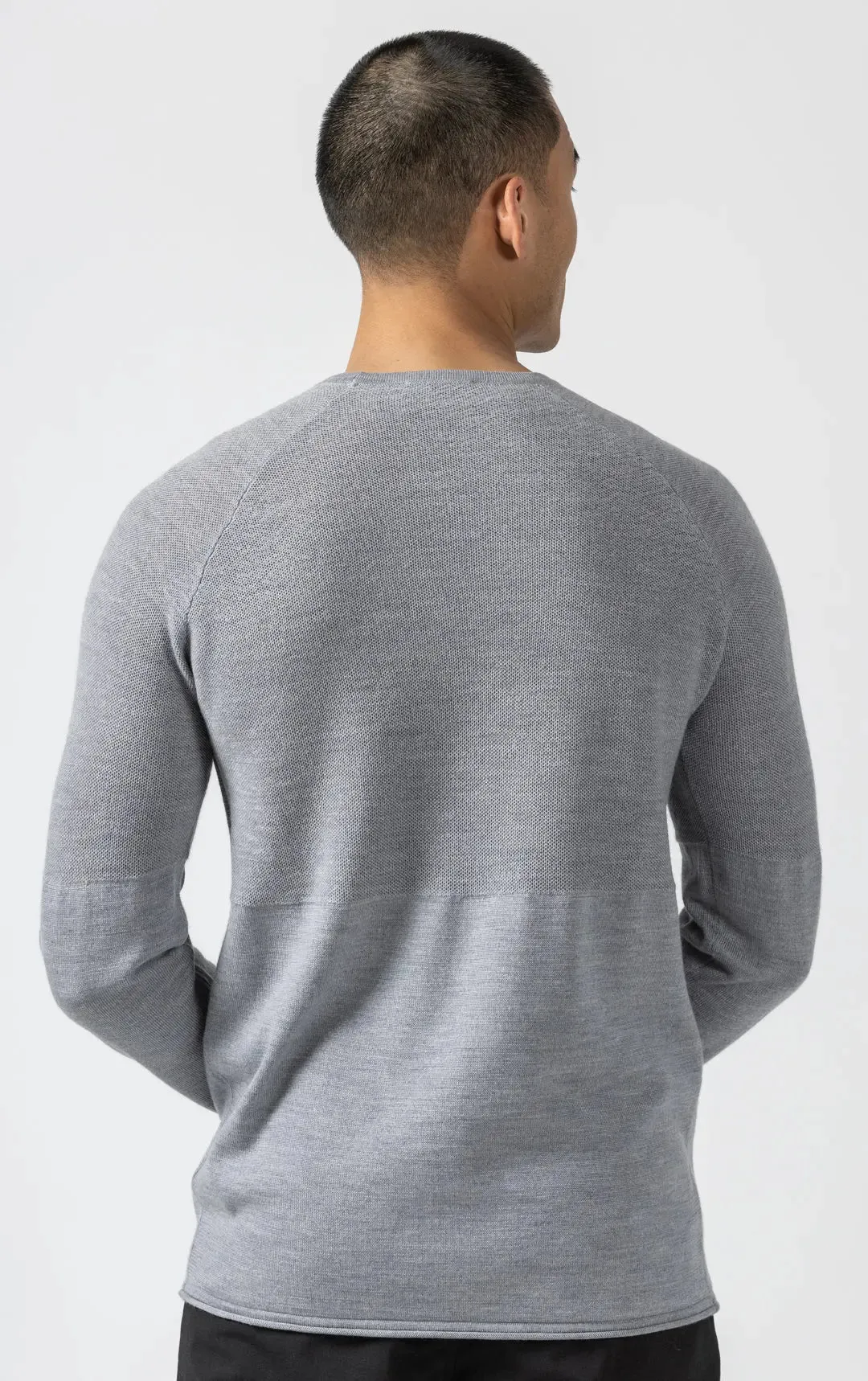 14 GAUGE MERINO LONG SLEEVE CREW