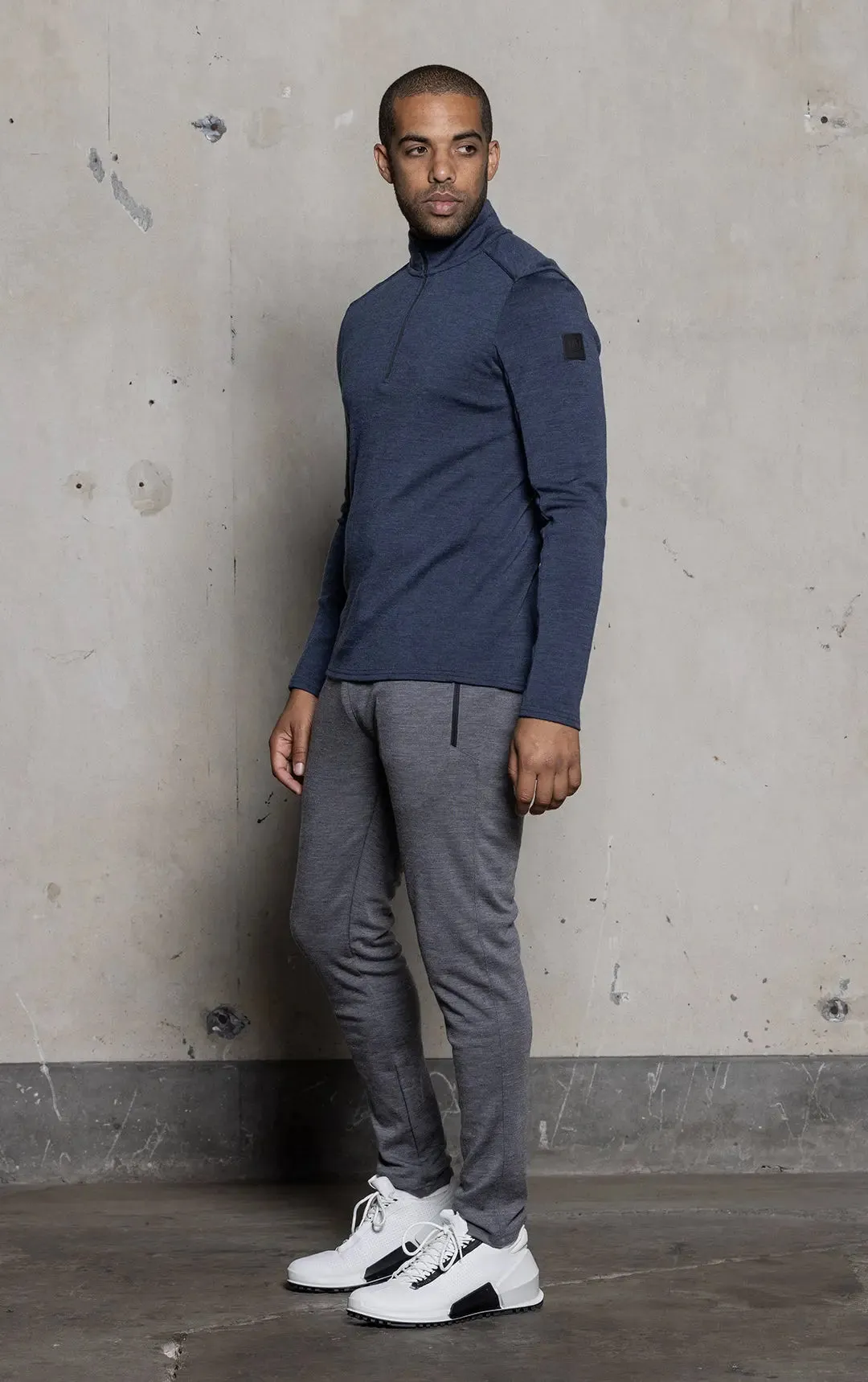 320GSM MERINO 1/4 ZIP