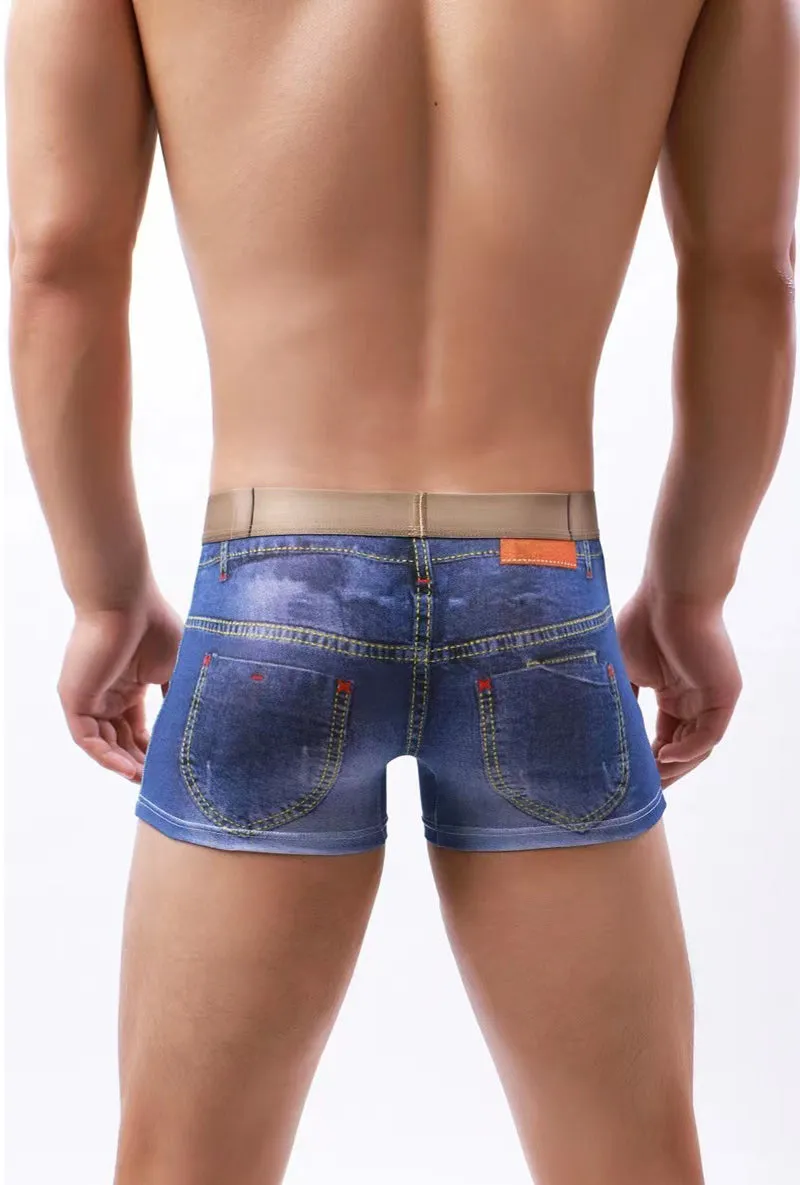 3D Jeans Design Print Boxer