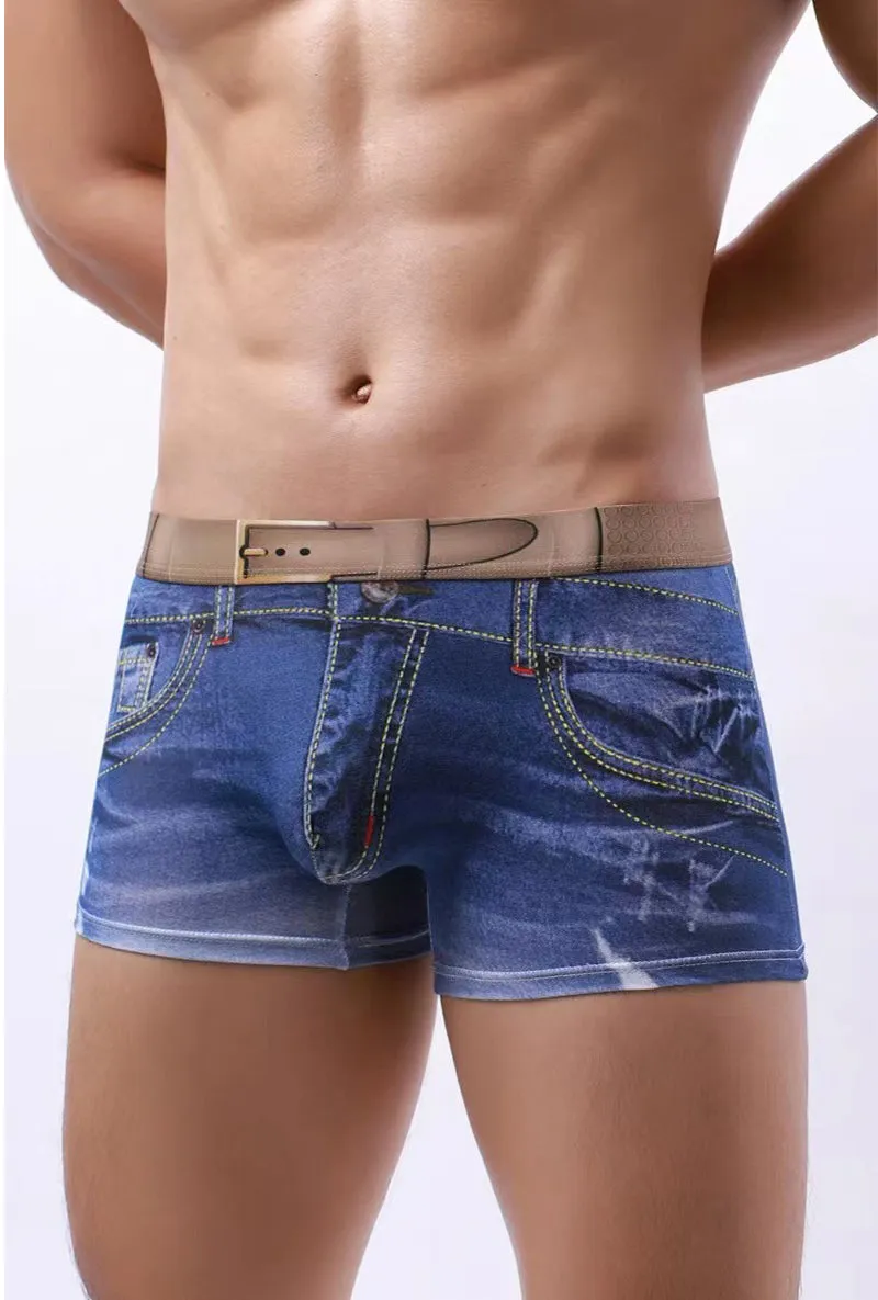 3D Jeans Design Print Boxer