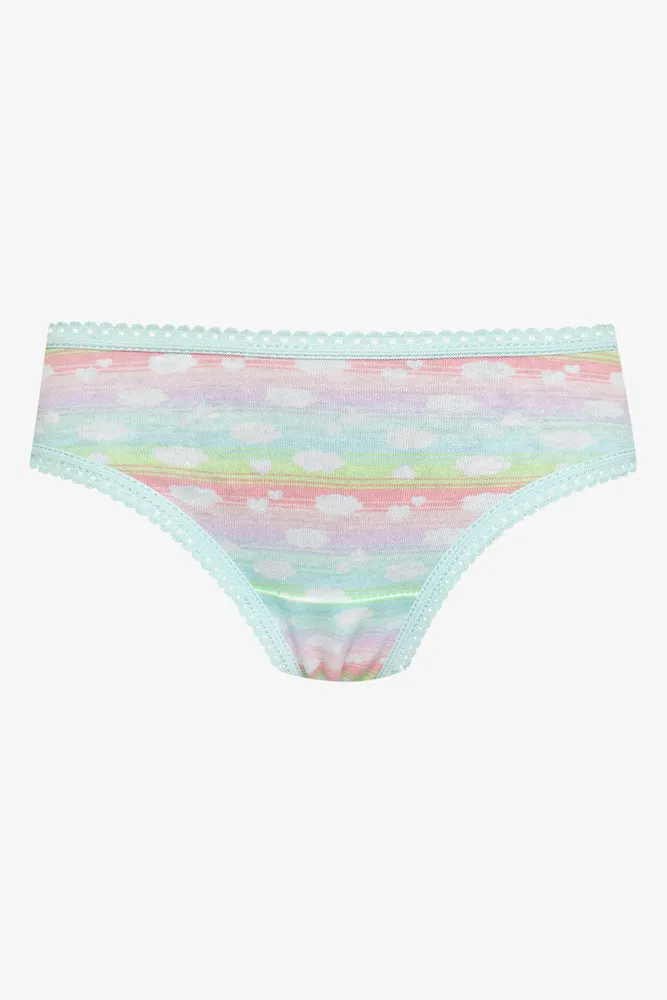 7 Pack Unicorn Bikini Panties Multi