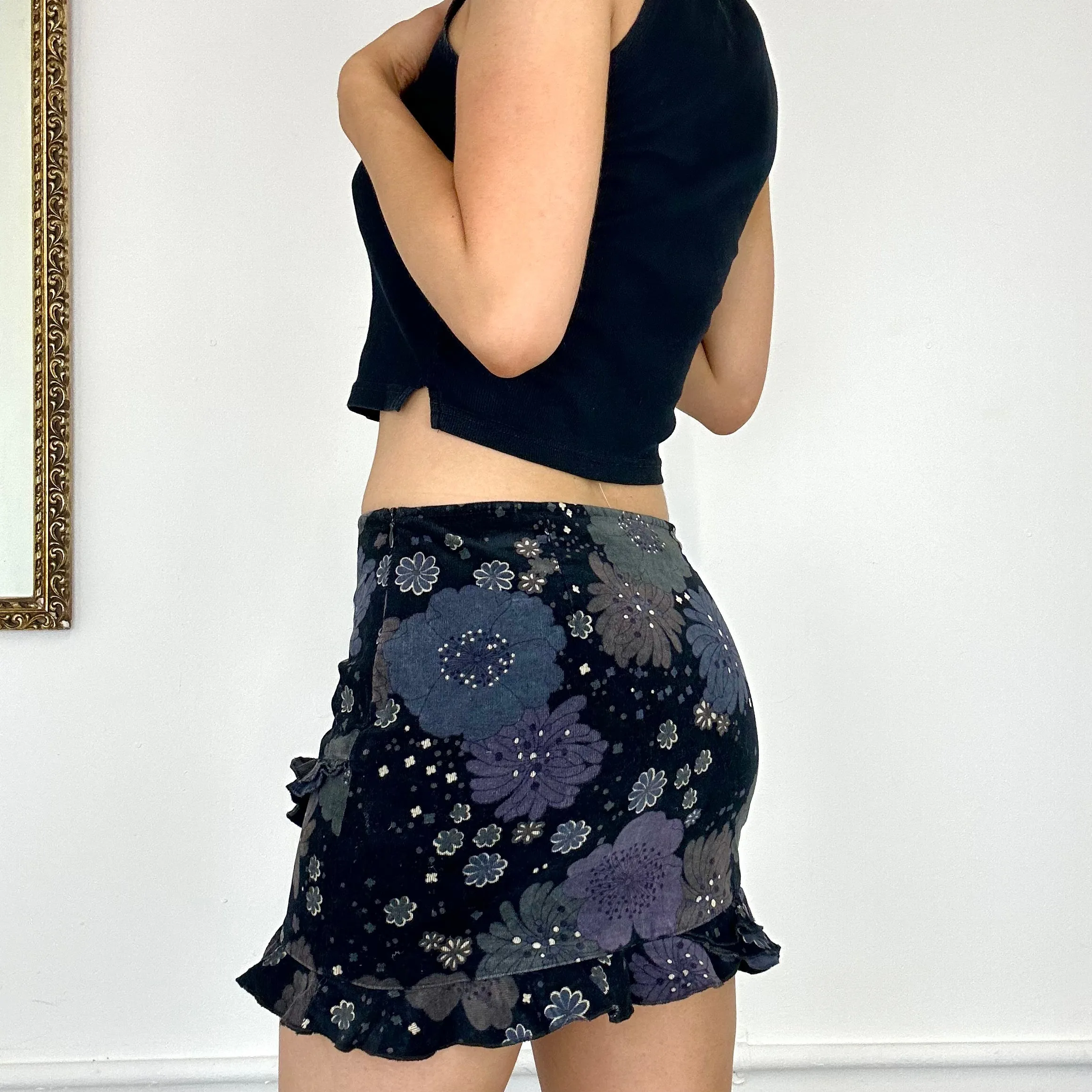 70s sisley mini skirt