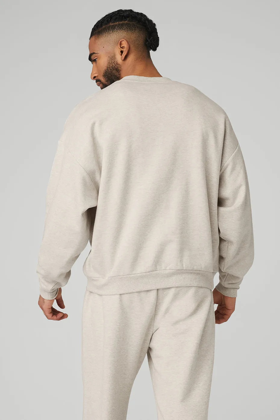 Accolade Crew Neck Pullover - Oatmeal Heather