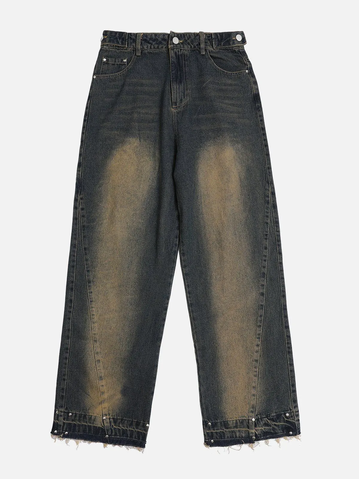 Aelfric Eden Gradient Raw Edge Jeans@nxshaya