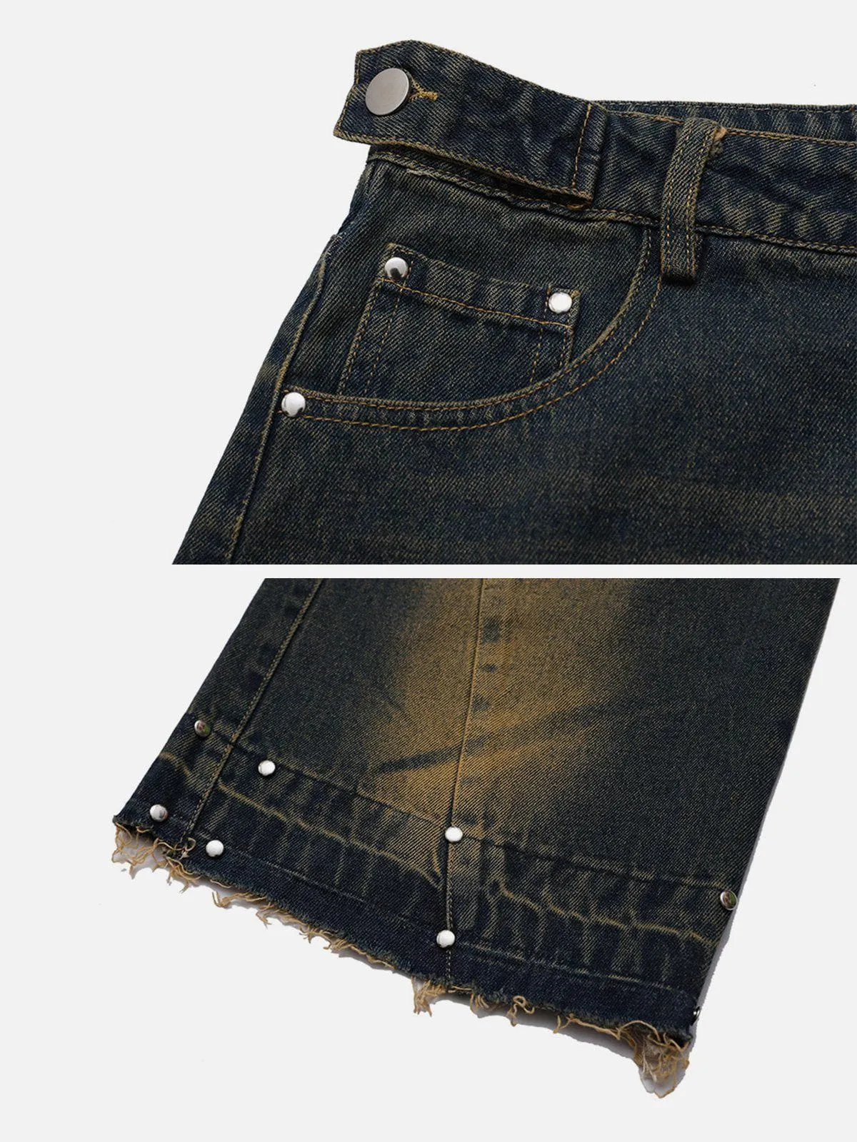 Aelfric Eden Gradient Raw Edge Jeans@nxshaya