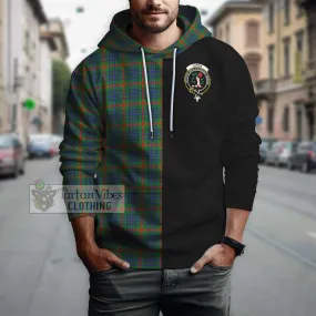 Aiton Tartan Hoodie with Family Crest and Half Of Me Style