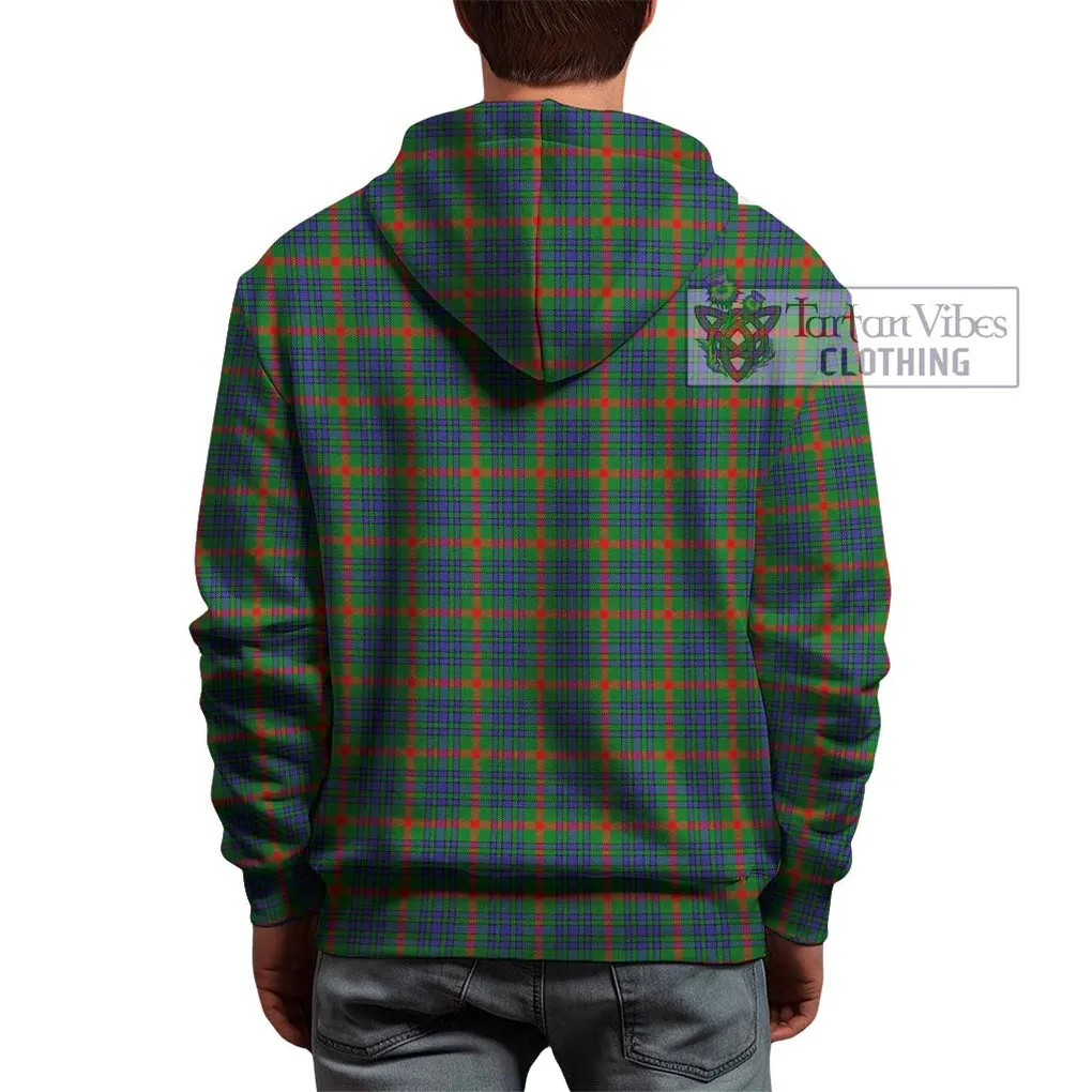 Aiton Tartan Hoodie with Family Crest DNA In Me Style