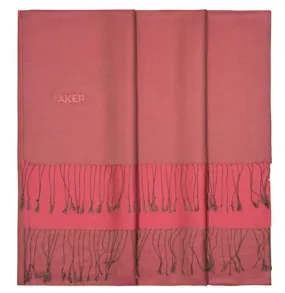 Aker Bi-Color Women Silk Shawl Wrap - Mandy