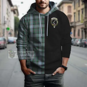 Alexander of Menstry Hunting Tartan Hoodie with Family Crest and Half Of Me Style