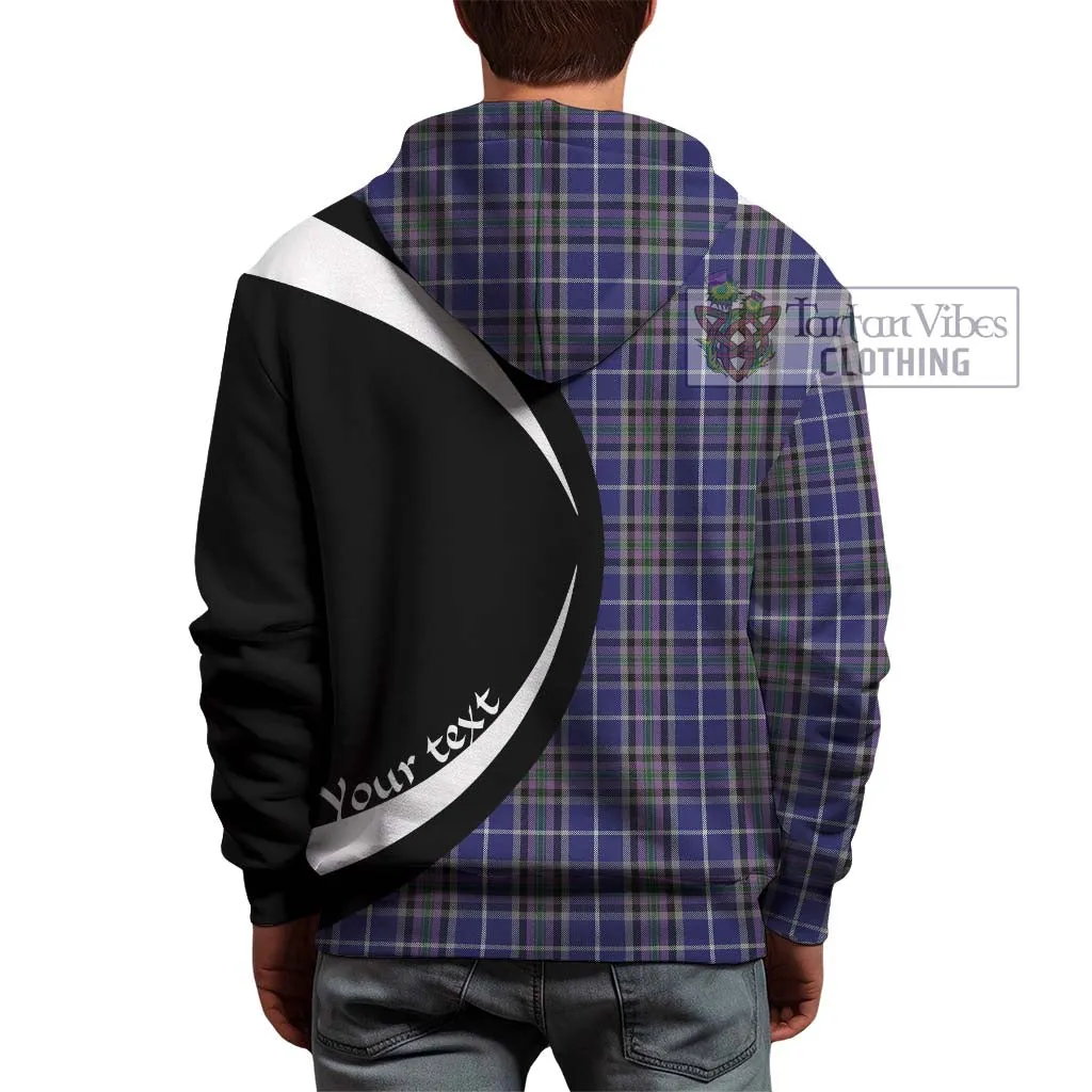 Alexander of Menstry Tartan Hoodie with Family Crest Circle Style