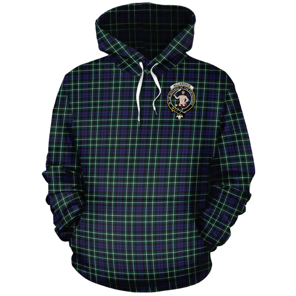 Allardice Tartan Hoodie with Family Crest