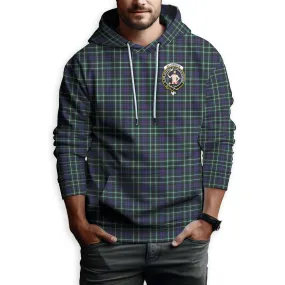 Allardice Tartan Hoodie with Family Crest