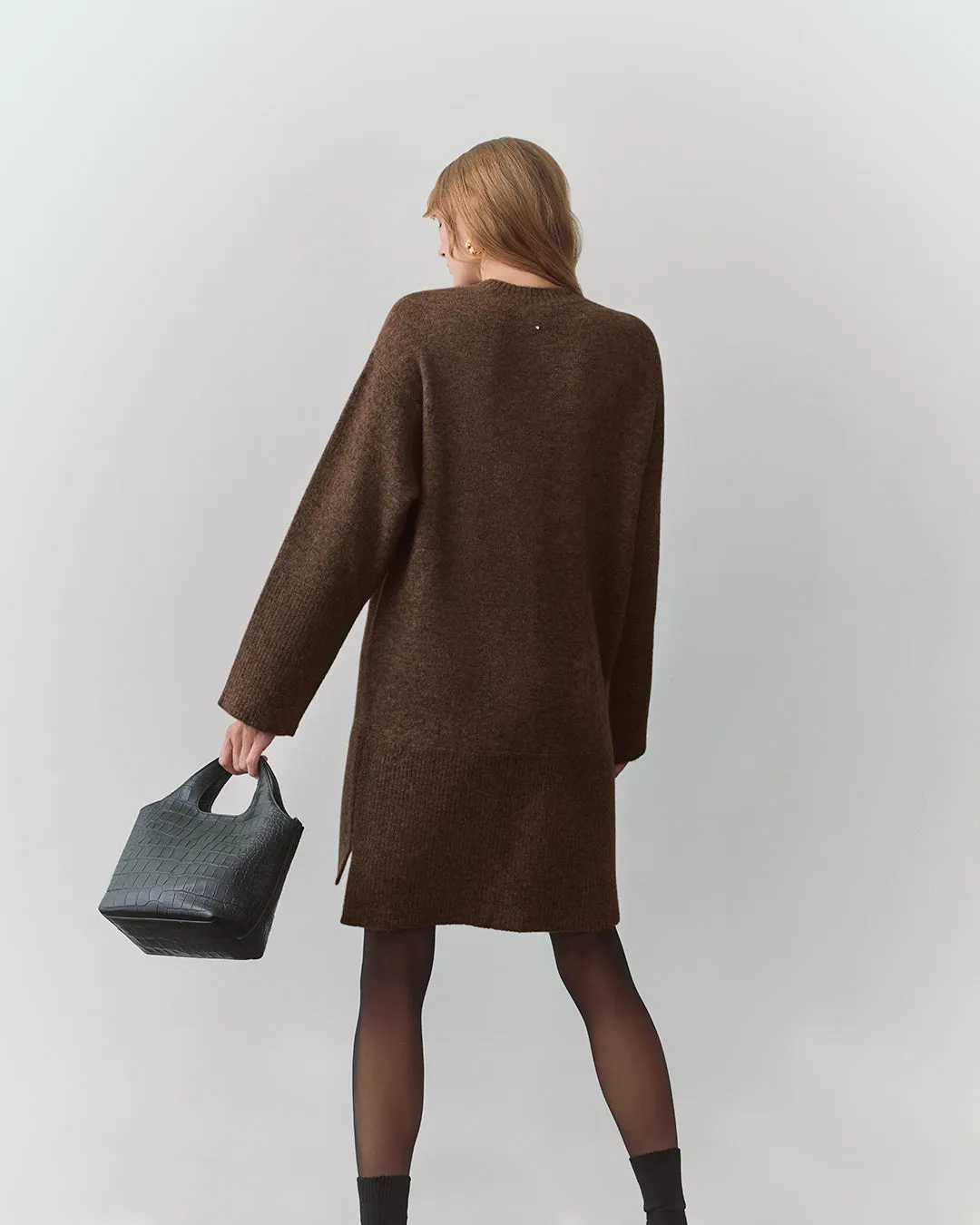 Alpaca Wool Sweater Dress