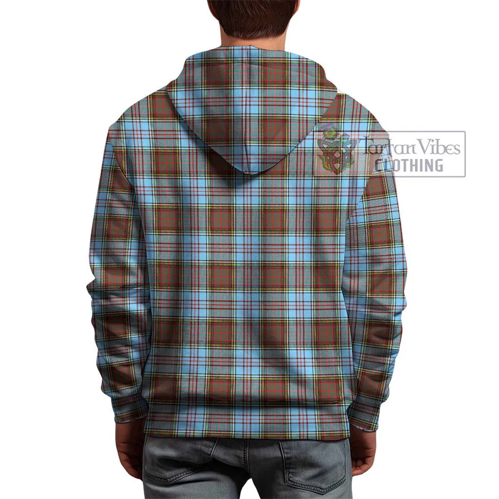 Anderson Ancient Tartan Hoodie with Family Crest DNA In Me Style