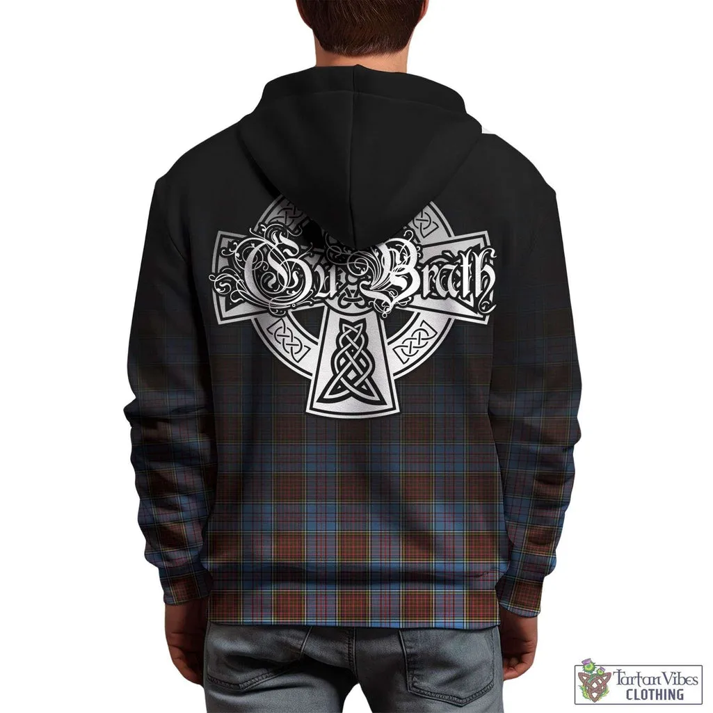 Anderson Modern Tartan Hoodie Featuring Alba Gu Brath Family Crest Celtic Inspired