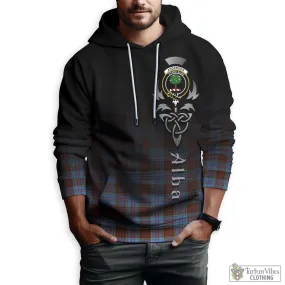 Anderson Modern Tartan Hoodie Featuring Alba Gu Brath Family Crest Celtic Inspired