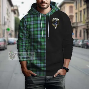 Arbuthnot Ancient Tartan Hoodie with Family Crest and Half Of Me Style