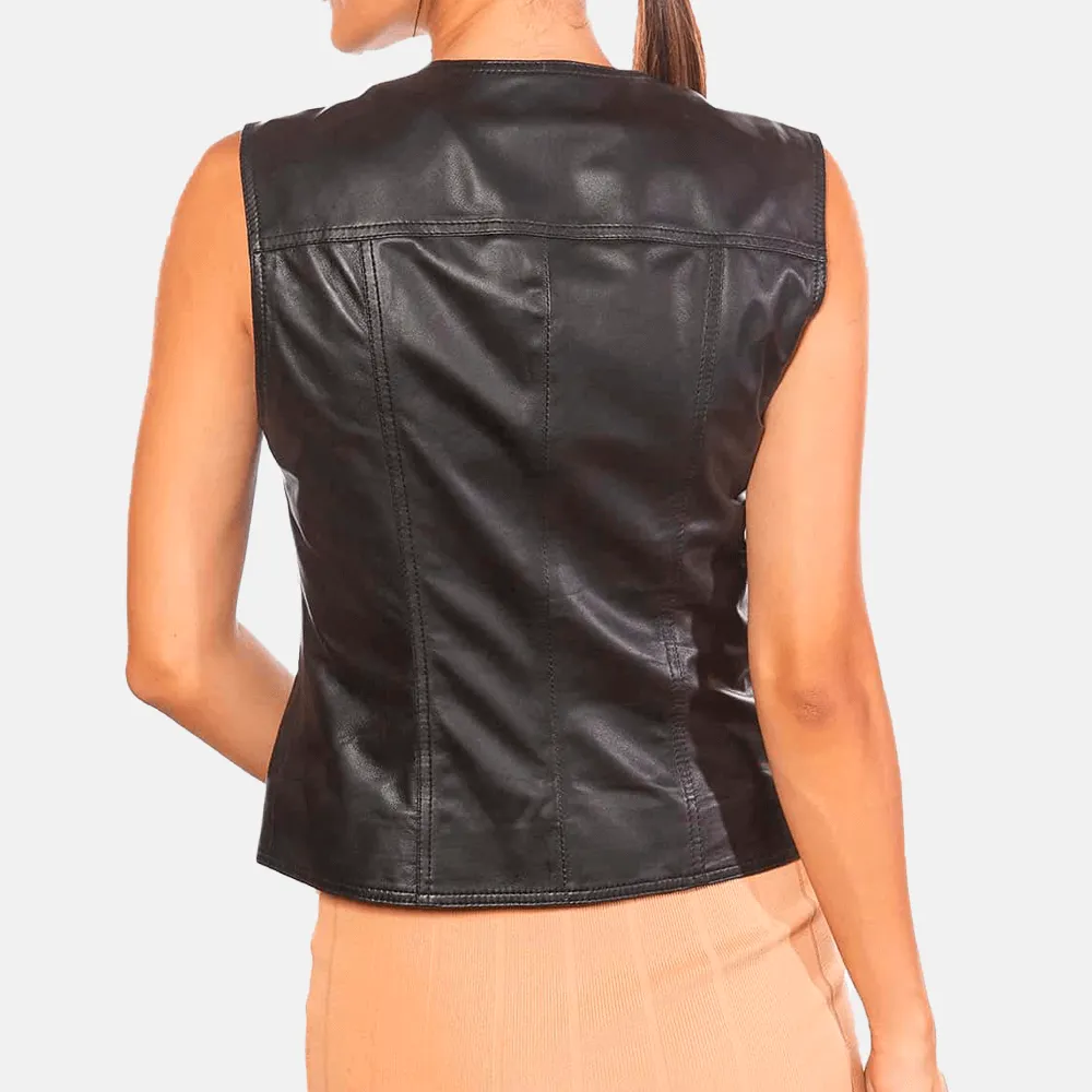 Arielle Adorn Womens Leather Vests