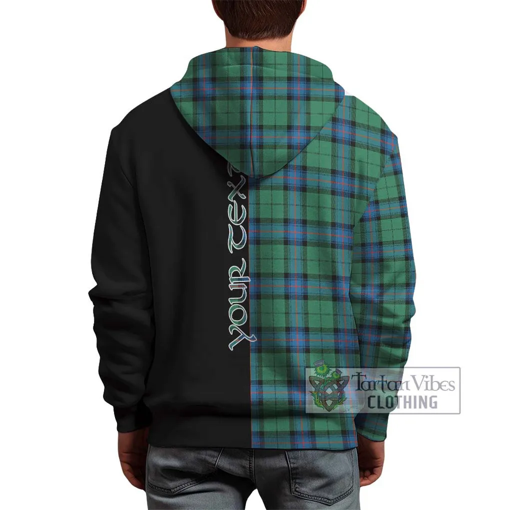 Armstrong Ancient Tartan Hoodie with Family Crest and Half Of Me Style