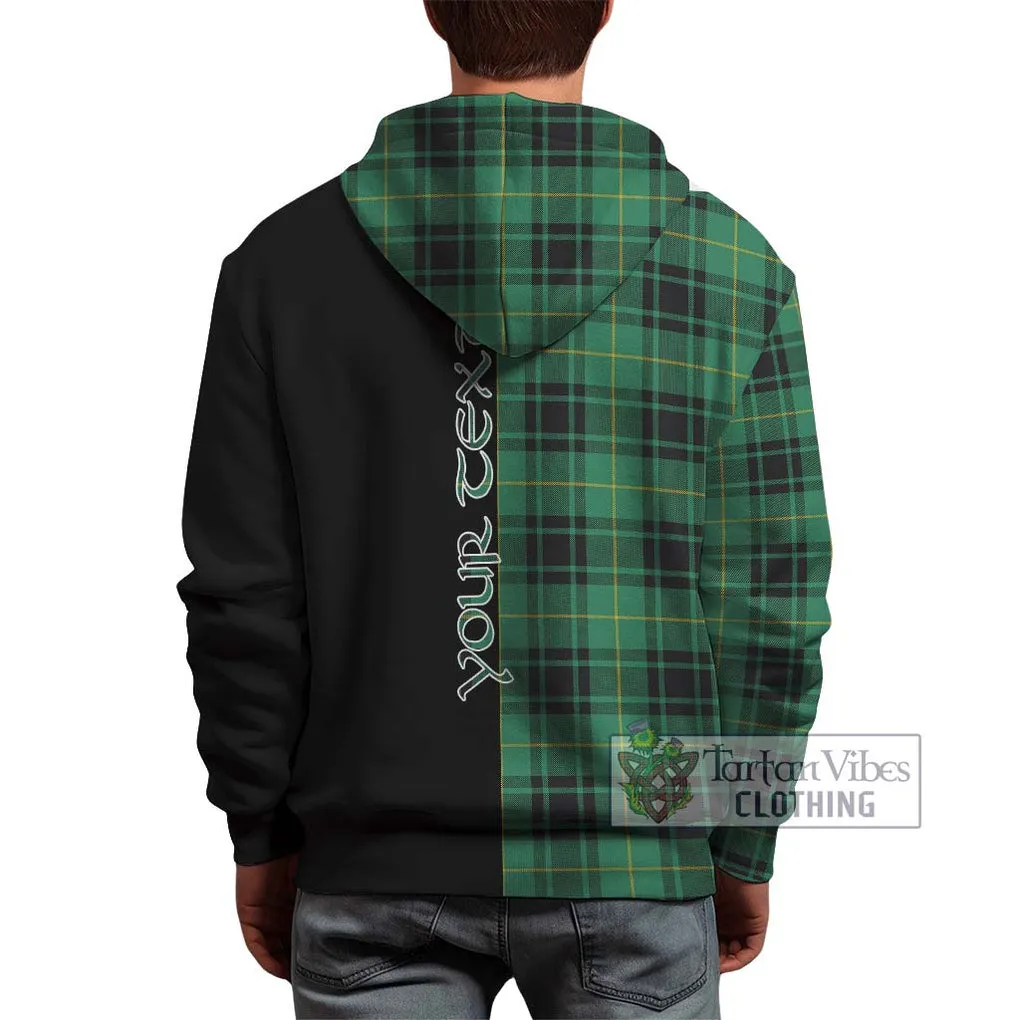 Arthur Ancient Tartan Hoodie with Family Crest and Half Of Me Style