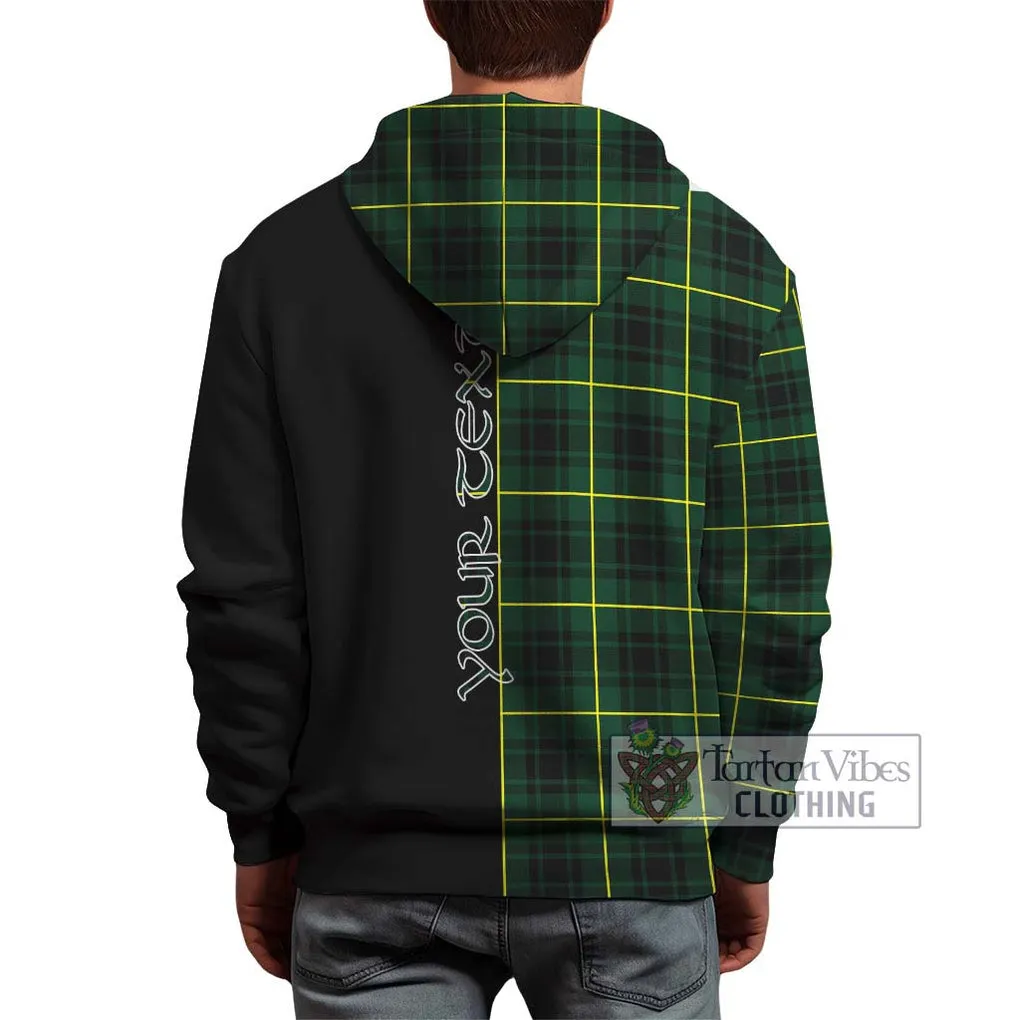 Arthur Modern Tartan Hoodie with Family Crest and Half Of Me Style