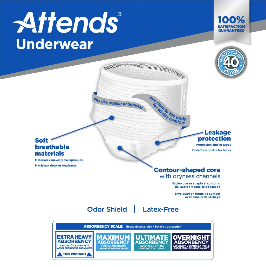 Attends Underwear, Extra Heavy Absorbency