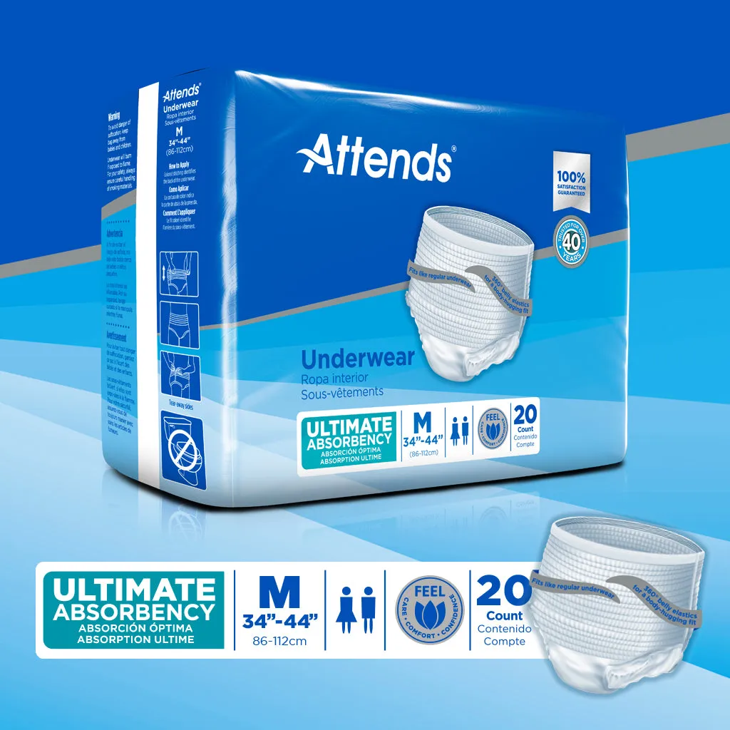 Attends Underwear, Ultimate Absorbency