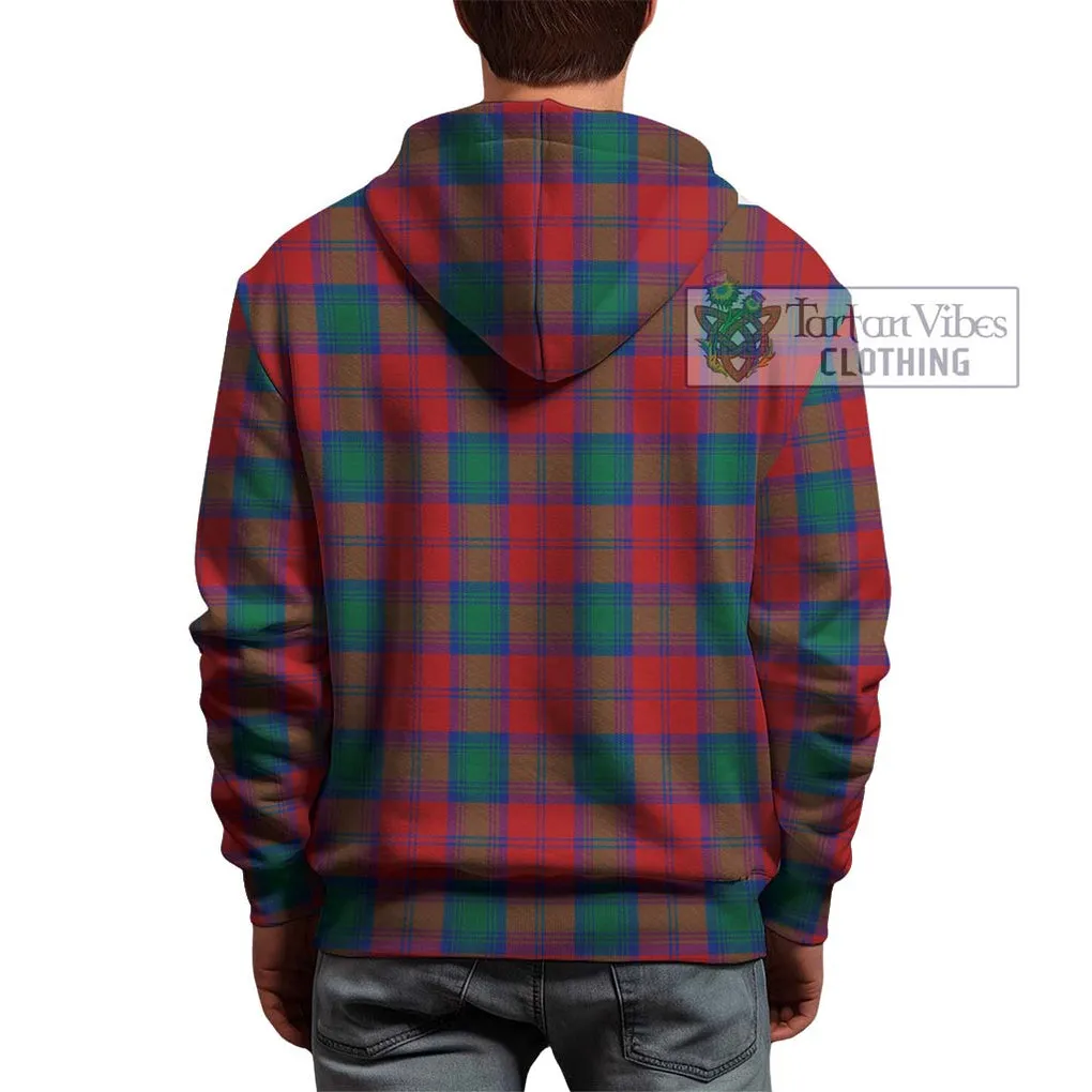 Auchinleck (Affleck) Tartan Hoodie with Family Crest DNA In Me Style