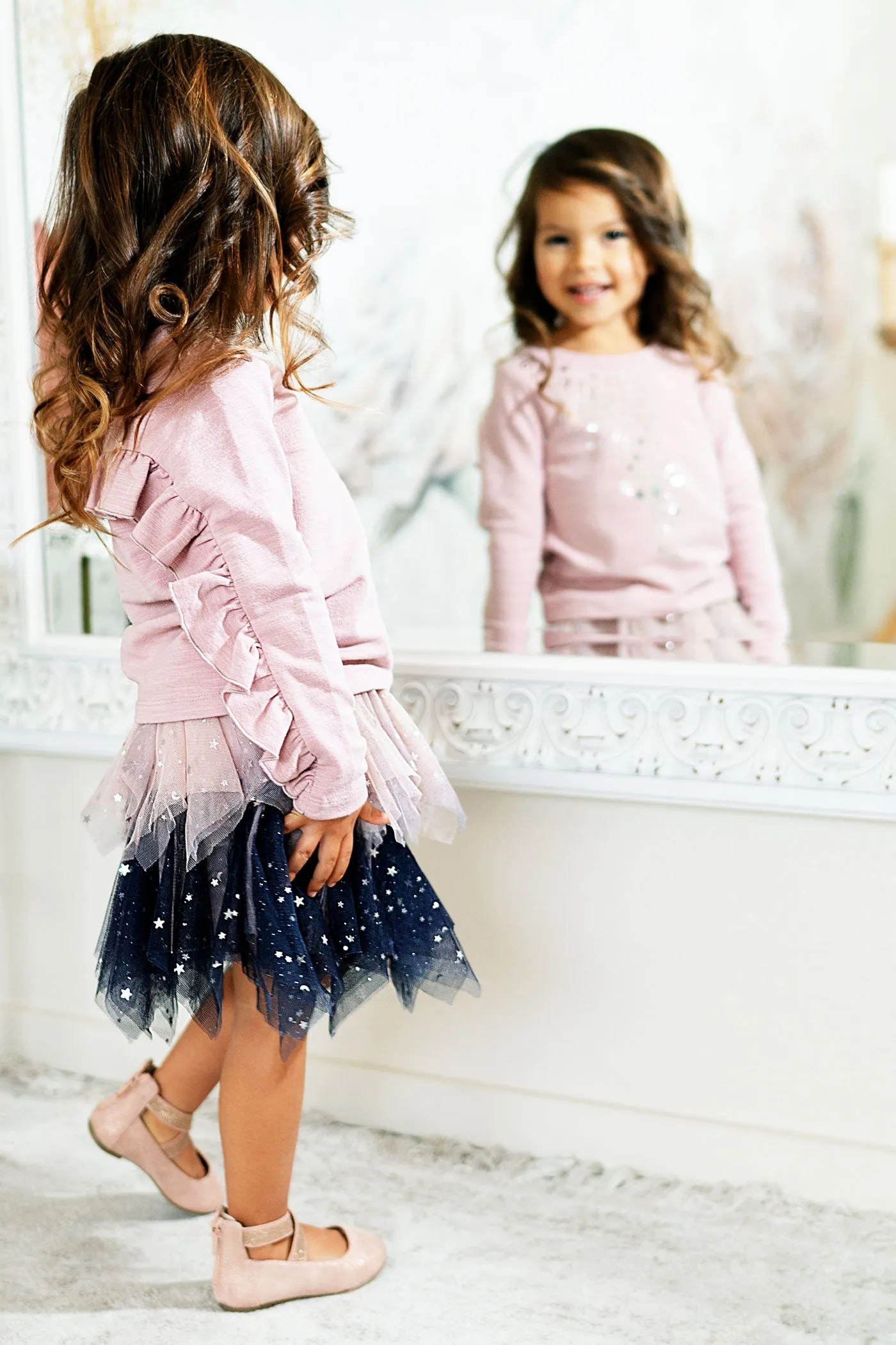 Baby Girl's Star Hanky Hem Mesh Tutu