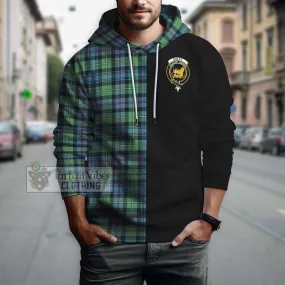 Bailey Ancient Tartan Hoodie with Family Crest and Half Of Me Style