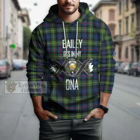 Bailey Modern Tartan Hoodie with Family Crest DNA In Me Style