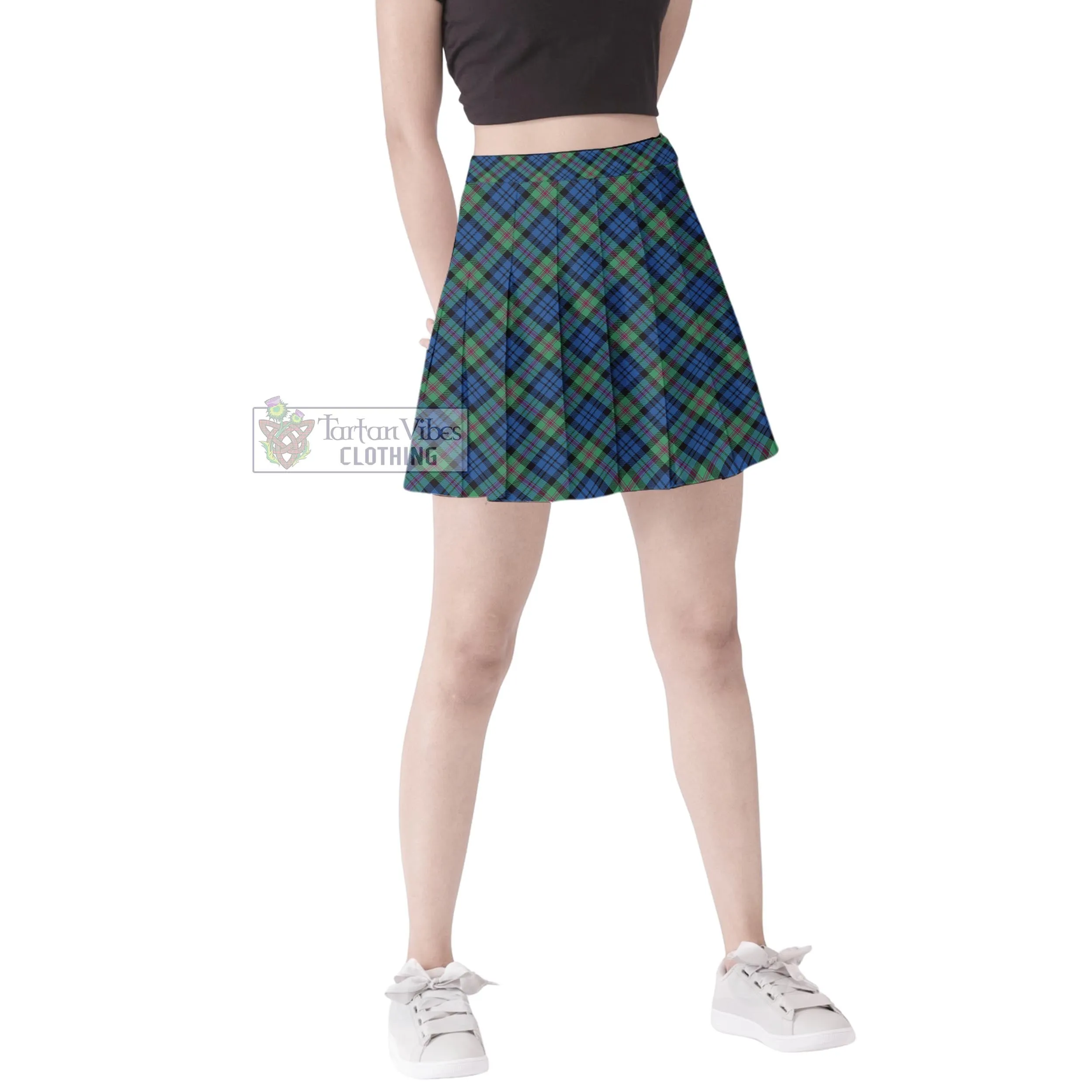 Baird Ancient Tartan Women's Plated Mini Skirt