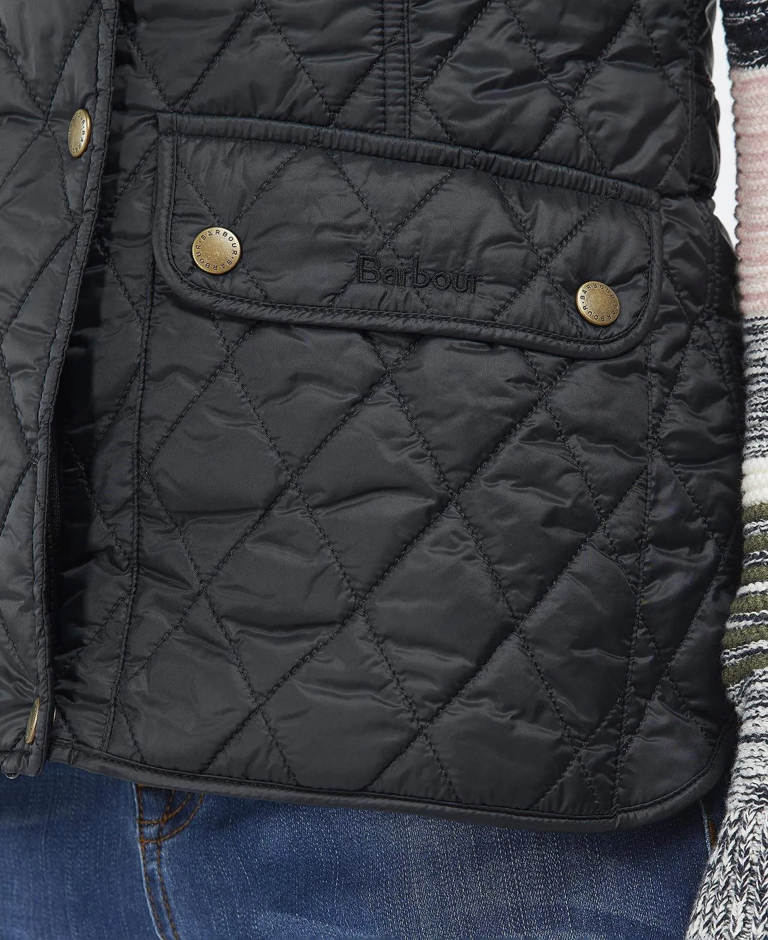 Barbour Dömuvesti - Otterburn Gilet - Black