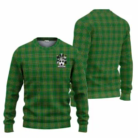 Basile Irish Clan Tartan Knitted Sweater with Coat of Arms