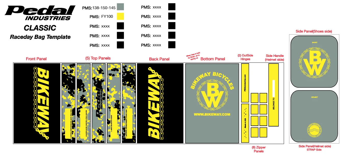 Bikeway Hi-Viz 10-2019 RACEDAY BAG