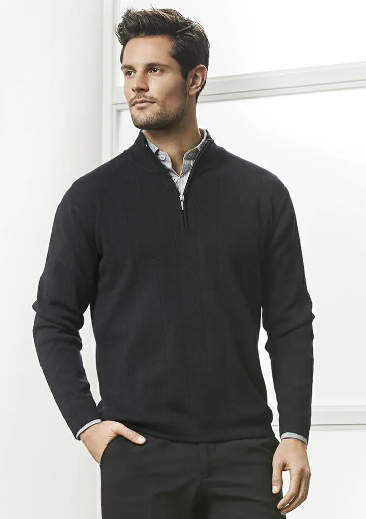 Biz Collection WP10310 Mens Wool-Rich Pullover