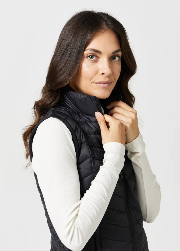 Black Duck Down Puffer Vest