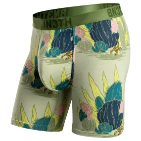 BN3TH Men's Classic Boxer Brief Cactus Floral Fair Green