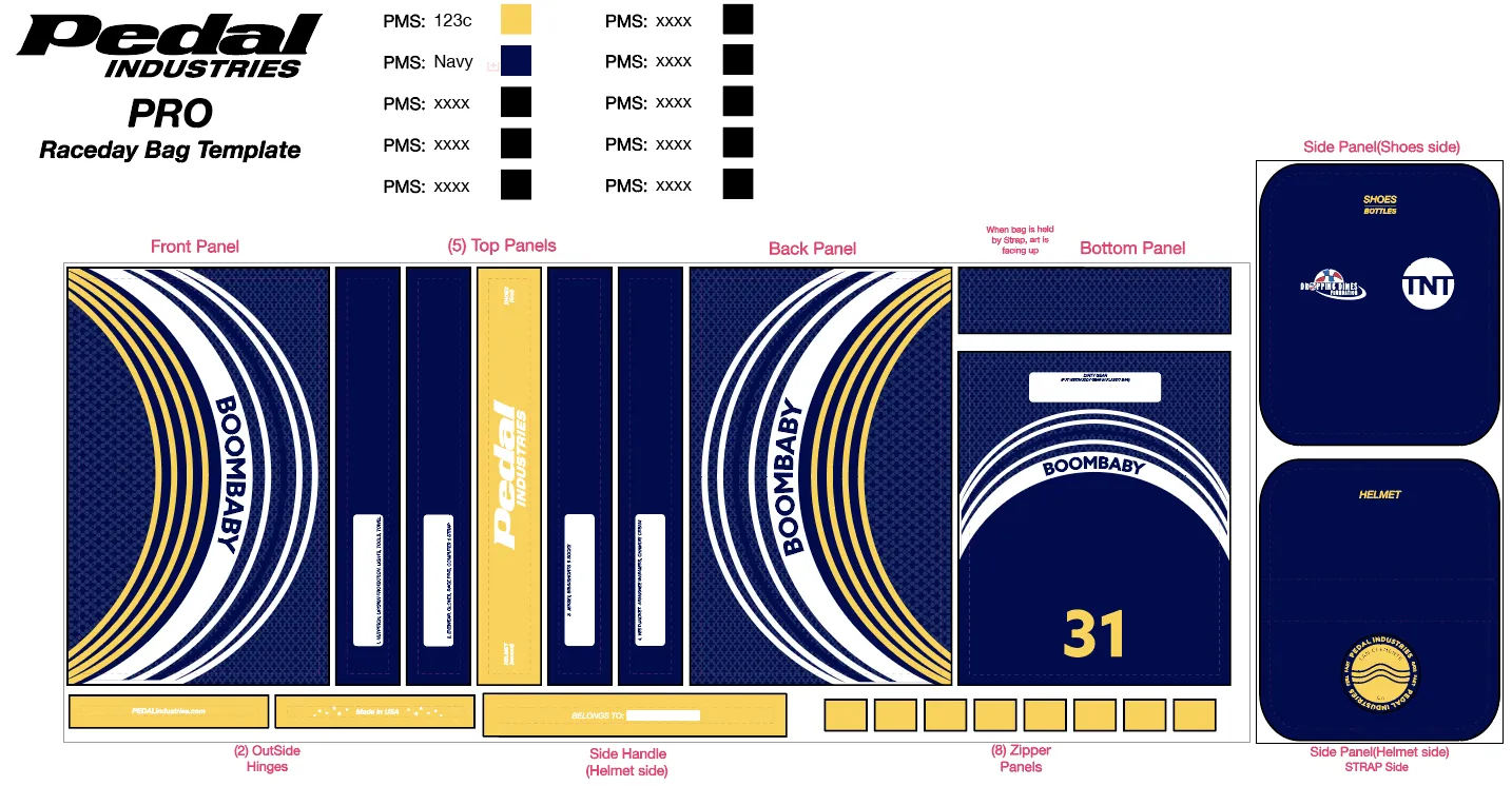 BOOMBABY RACEDAY BAG - ships in about 3 weeks