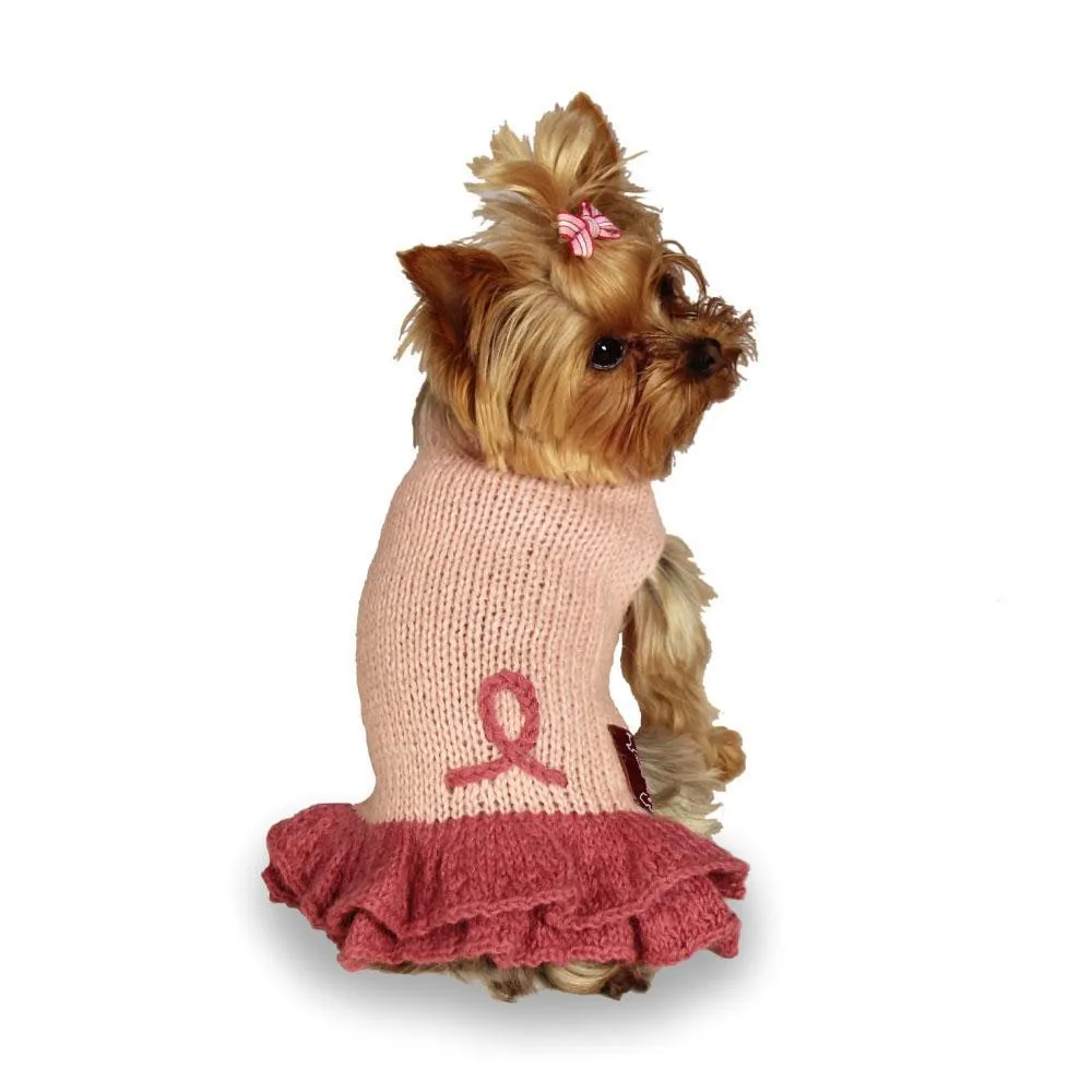 Breast Cancer Awareness Dog Sweater