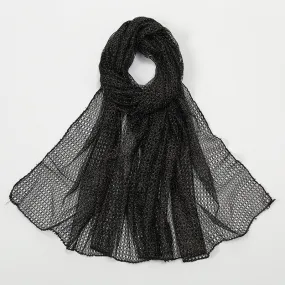 Breathable Gold Mesh Shawl Simple