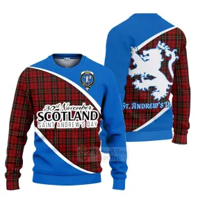 Brodie Family Crest Tartan Ugly Sweater Celebrate Saint Andrew's Day in Style