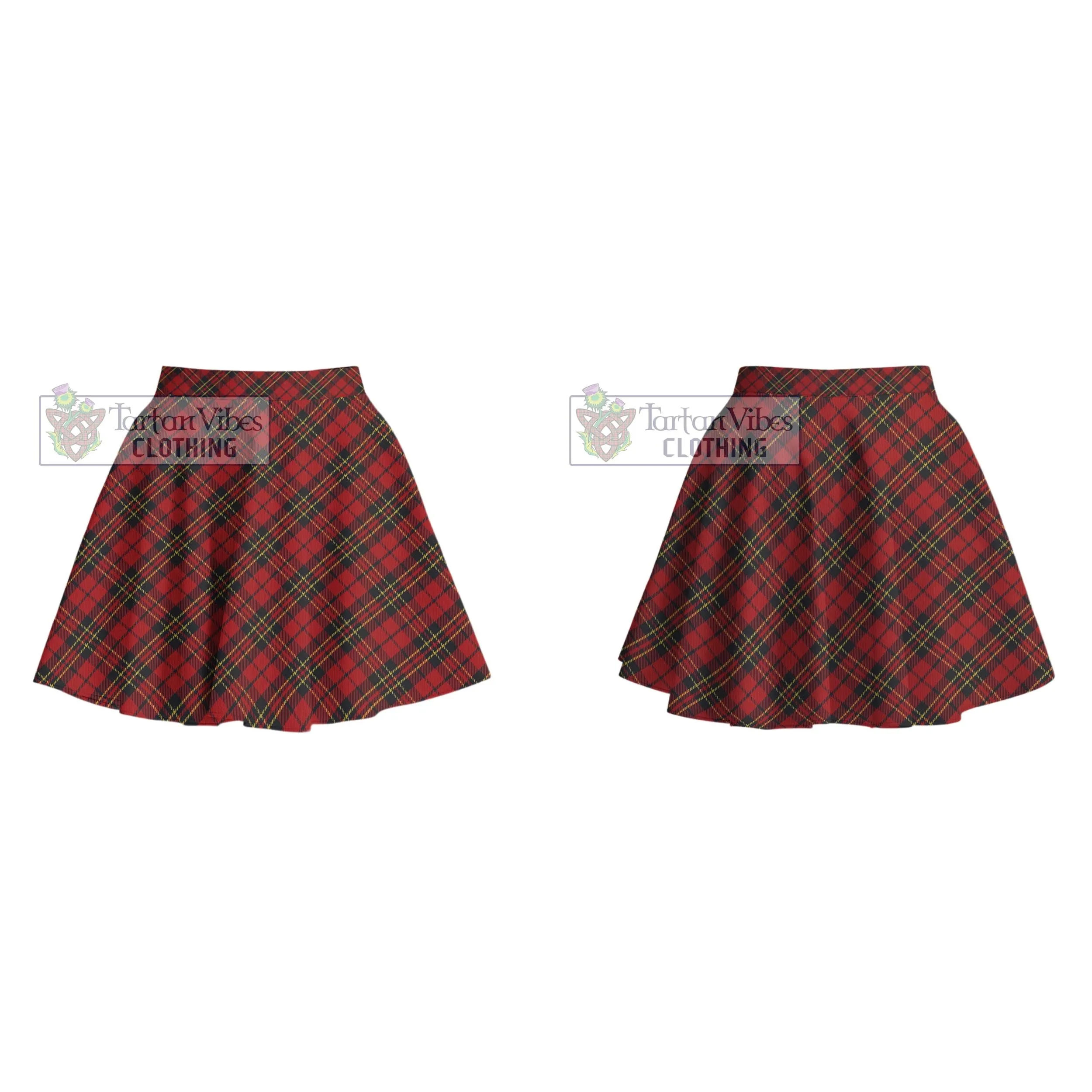 Brodie Tartan Women's Plated Mini Skirt