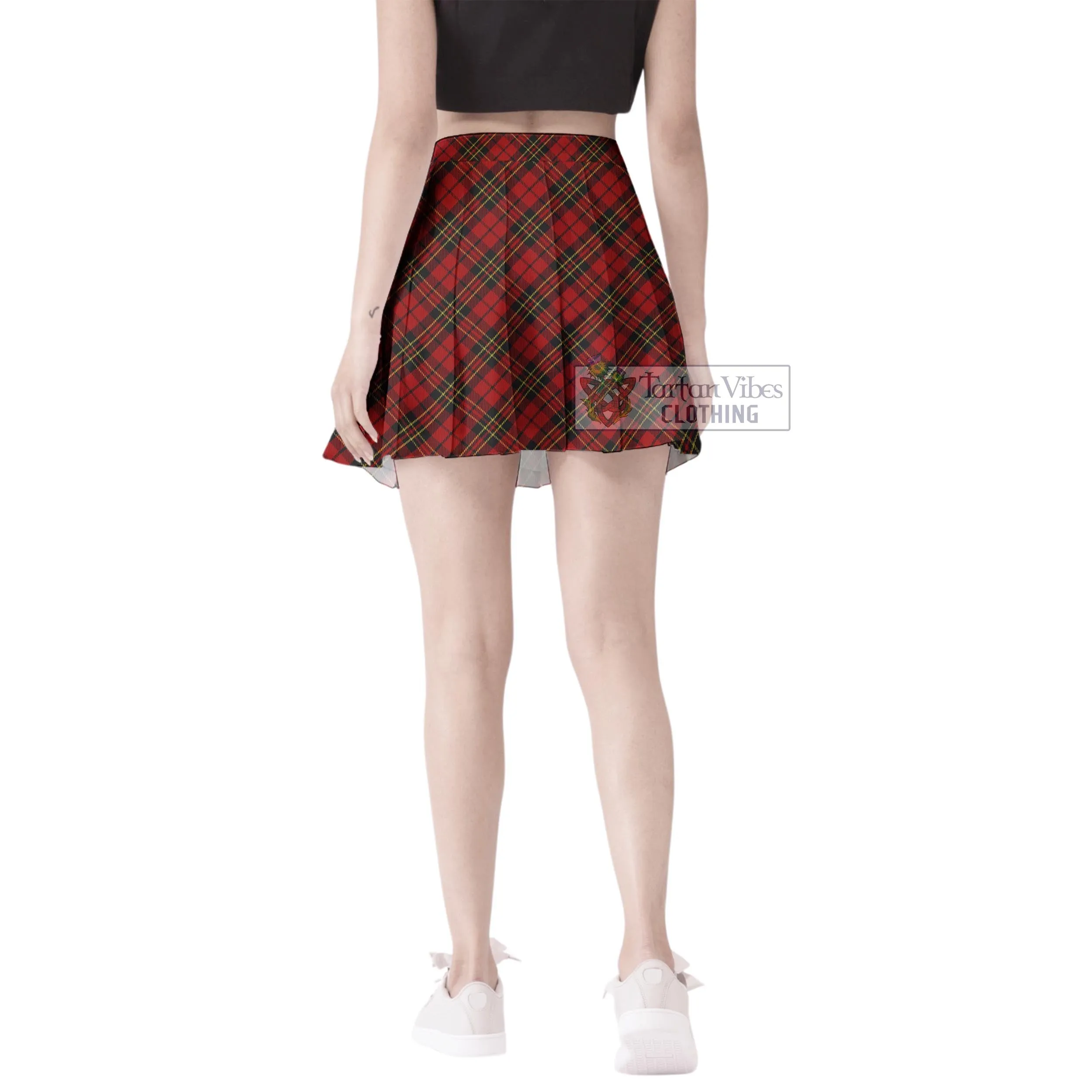 Brodie Tartan Women's Plated Mini Skirt